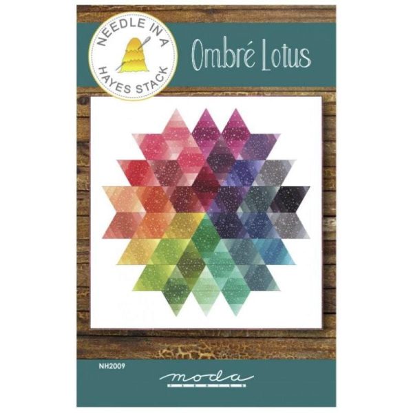 Needle In A Hayes Stack - Ombre  Lotus Quilt Pattern Discount - Image 2