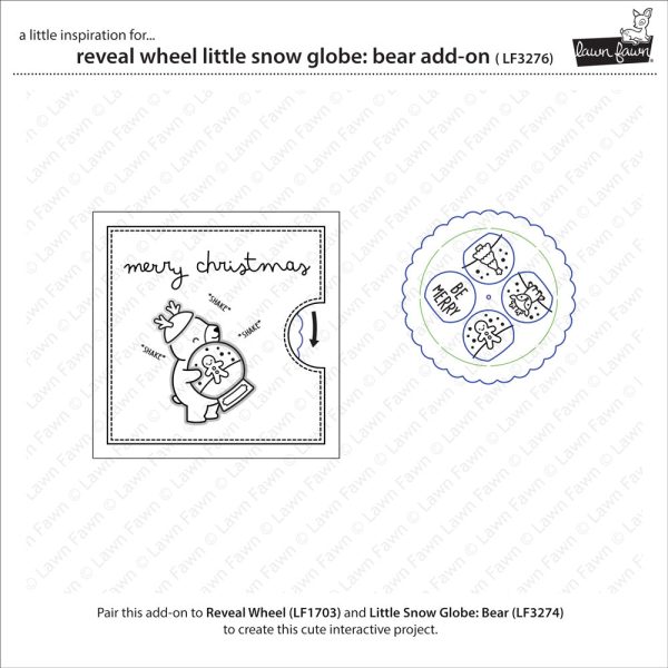 reveal wheel little snow globe: bear add-on set on Sale - Image 2