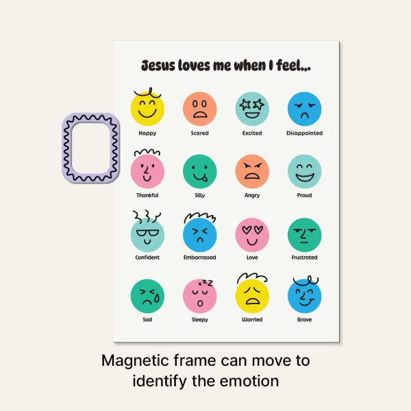 Jesus Loves Me: Emotions Magnet For Discount - Image 2