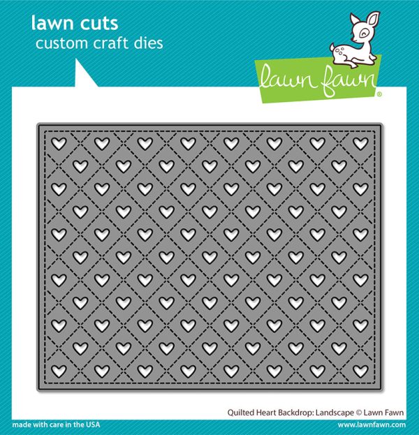 quilted heart backdrop: landscape Online Sale