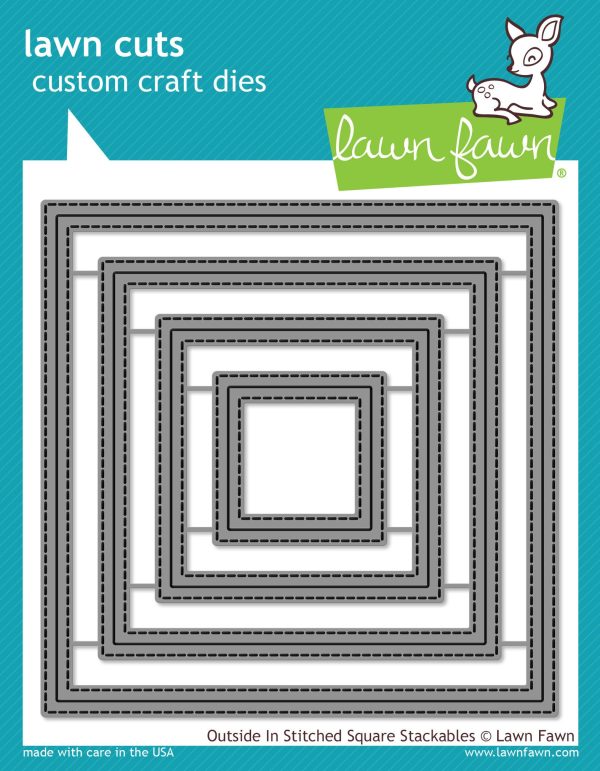 outside in stitched square stackables For Cheap