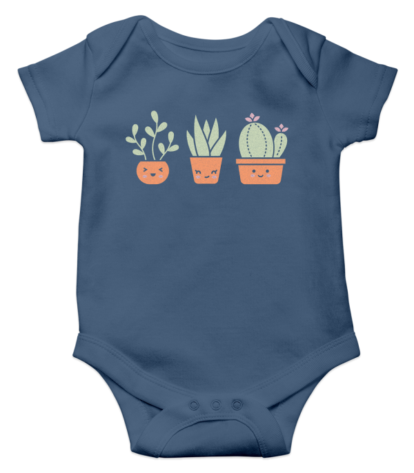 happy succulents onesie (3-6m) For Discount