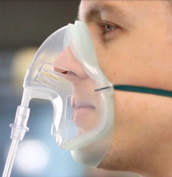 Intersurgical EcoLite Adult Medium Concentration Oxygen Mask with Tube, 2.1m Cheap