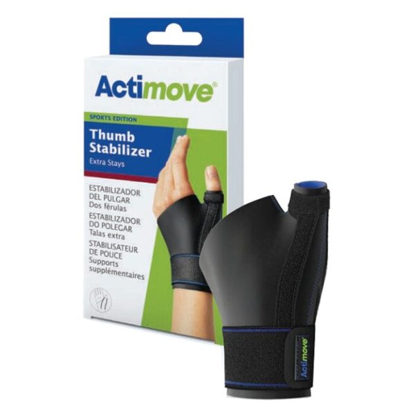 BSN Actimove® Thumb Stabilizer, Extra Stays, Small Medium, 5-1 2   x 7-1 2   Black on Sale